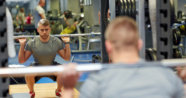 Scary: He Looked In The Mirror During His Workout But He Didn’t See…