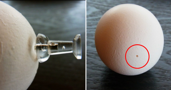 She Puts A Pushpin In The EGG To Make A Hole, And It’s The Best Little Trick EVER! OMG!