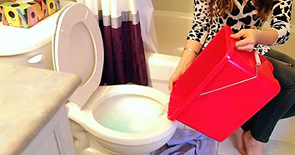 She Pours Dish Soap And HOT Water Into Her Toilet. 20 Minutes Later? This Trick Works EVERY TIME!