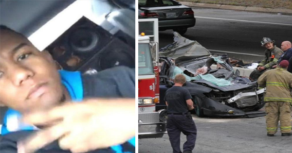 The 20-Year-Old Driver Who Live Streams Himself Driving Over 100 MPH And Crashes Will Survive