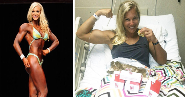 This Body Builder Refuses To Give Up Workouts Even When She