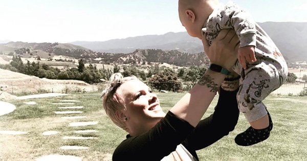 Pink Gets 'Mommy-Shamed' After Sharing This Photo Of Her Kids In The Kitchen